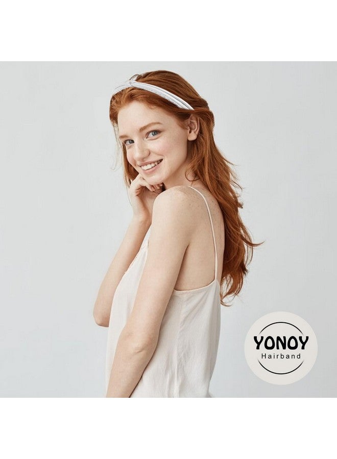 يونوي مجموعة عصابات رأس YONOY المعقودة - 5 إكسسوارات تصفيف شعر جلدية لطيفة للنساء والفتيات، عصابات رأس غير قابلة للانزلاق بخمسة ألوان - Image 2