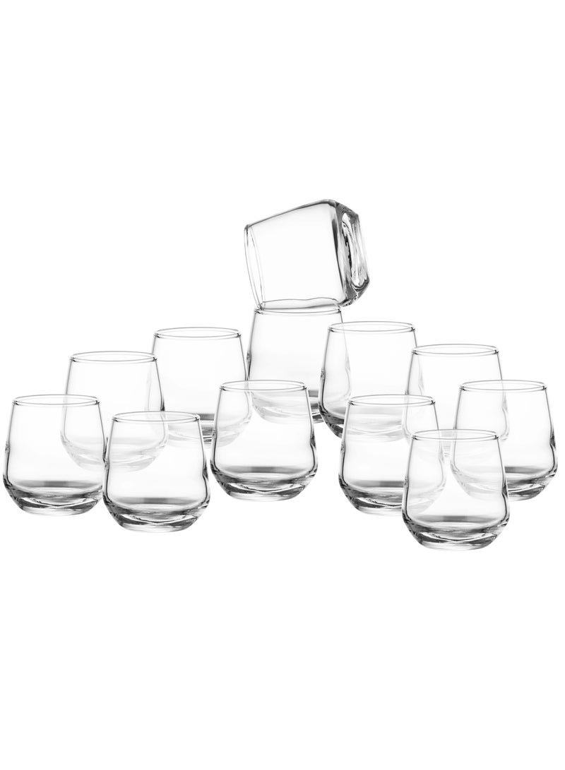 Dania A Set Of 12 Turkish Glass Water Cups Of 95 Ml - Image 1