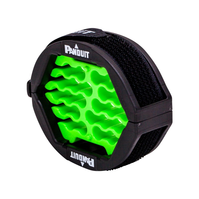 Panduit CBOT24K Cable Organizing Kit, Tool Kit Includes: Jacket Cover, Hook and Loop Fastener, Green Cable Organizing Insert, Yellow Cable Organizing Insert - Image 2