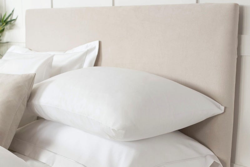 Belledorm Headboard Wrap  Transforms a drab looking Headboard  Luxury Faux Suede  90cm Height Linen Super King