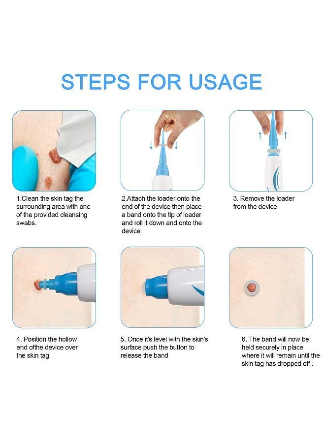 Generic - Remove Skin Tag Pen Two in One Facial Care Nevus Tool 2mm-8mm Remove Meat Nevus Corns Warts Skin Tag Removal Tool Replaceable head - Image 1