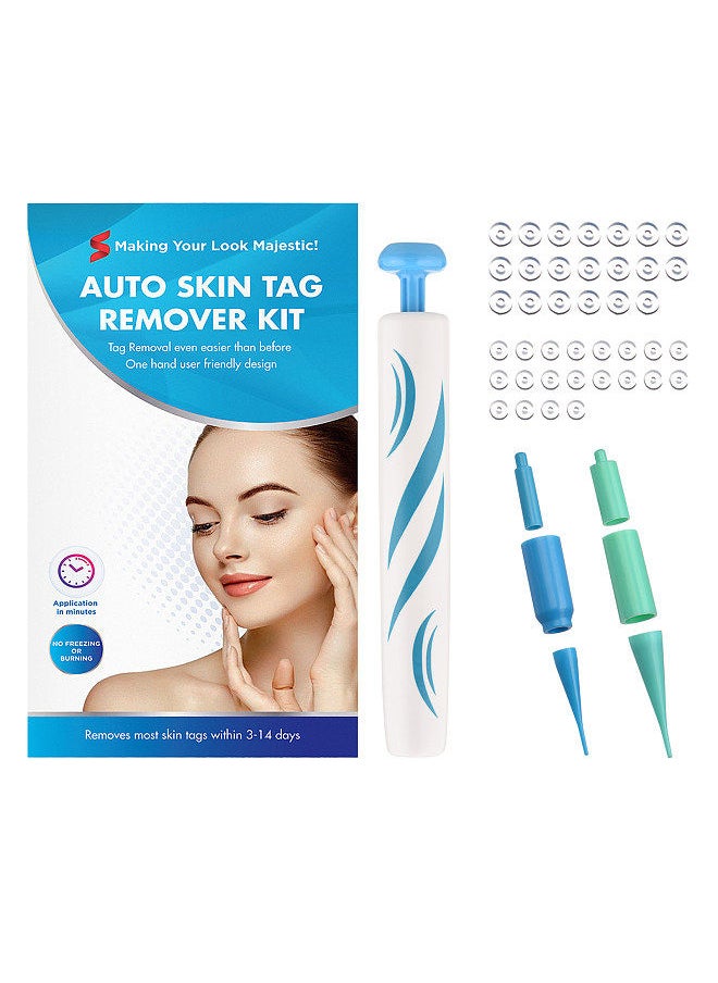 Generic - Remove Skin Tag Pen Two in One Facial Care Nevus Tool 2mm-8mm Remove Meat Nevus Corns Warts Skin Tag Removal Tool Replaceable head - Image 1