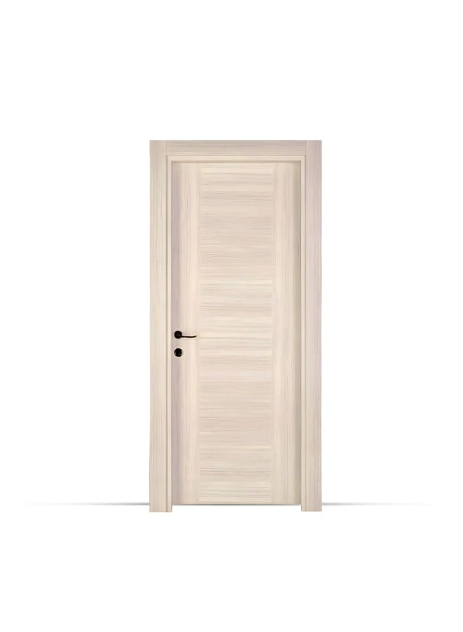 باري وود باب خشب داخلى 80سم أبيض مكس تيك  كود WPC 407-07 X