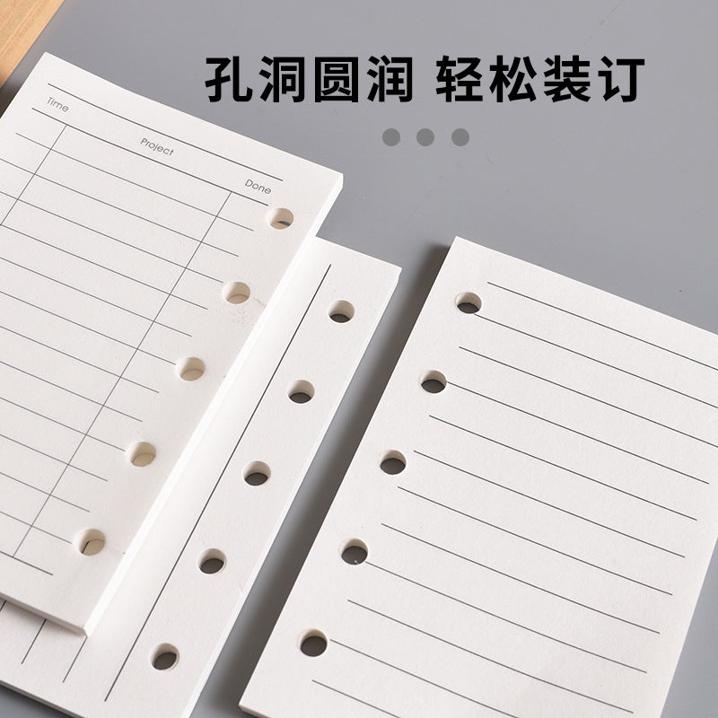 Spot M5 Notebook Core A8 Hand Book 5 Hole Loose-Leaf Replacement Core Loose-Leaf Paper To-Do Monthly Plan Inside Page - Image 5