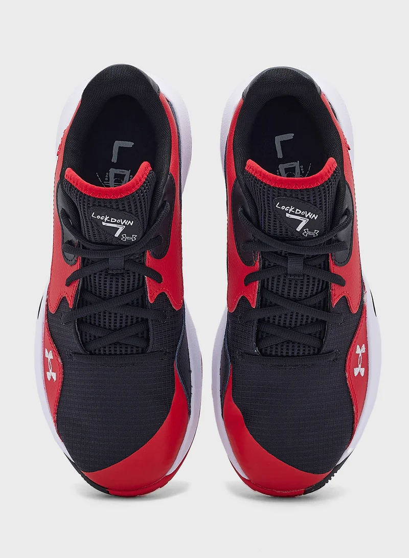 اندر ارمور Unisex Lockdown 7 Low Top Sneakers