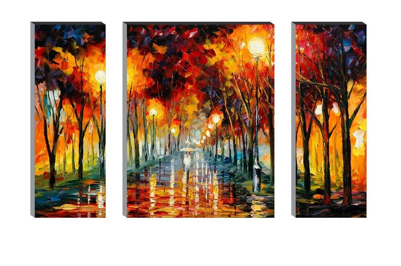 SAF paintings Modern Art Set of 3 6MM MDF Board Digital Reprint Painting 12 inch X 18 inch SANFJMF222 - Image 4