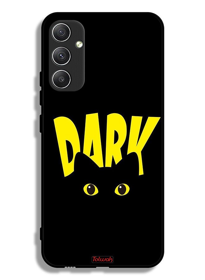 Tolwak Samsung Galaxy A34 5G Protective Case Cover Dark Cat - Image 1