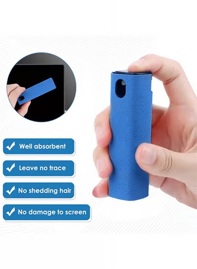 Taimi 3-Pcs All-in-One Touchscreen Cleaner, Spray and Built-in Microfiber Cloth with Clear Protective Case, Screen Cleaner for All Phones, Laptop and Tablet - Blue - Image 3