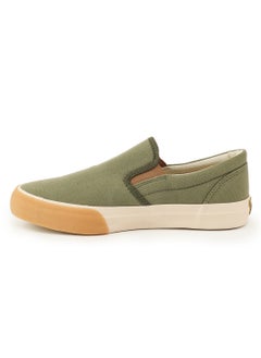 Perky Men's Slip-On Casual Sneakers - Green Olive  - Image 2
