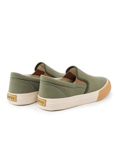 Perky Men's Slip-On Casual Sneakers - Green Olive  - Image 3