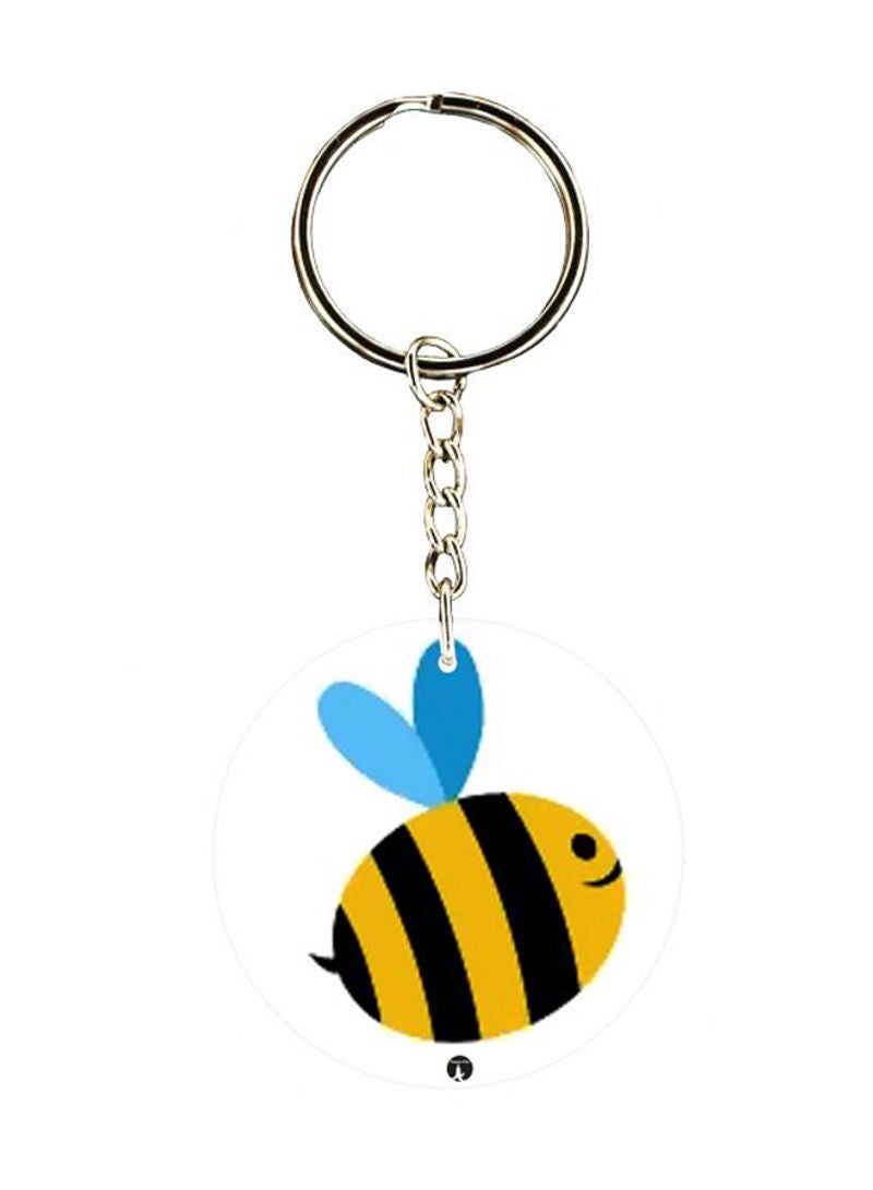 RKN Bee Printed Keychain