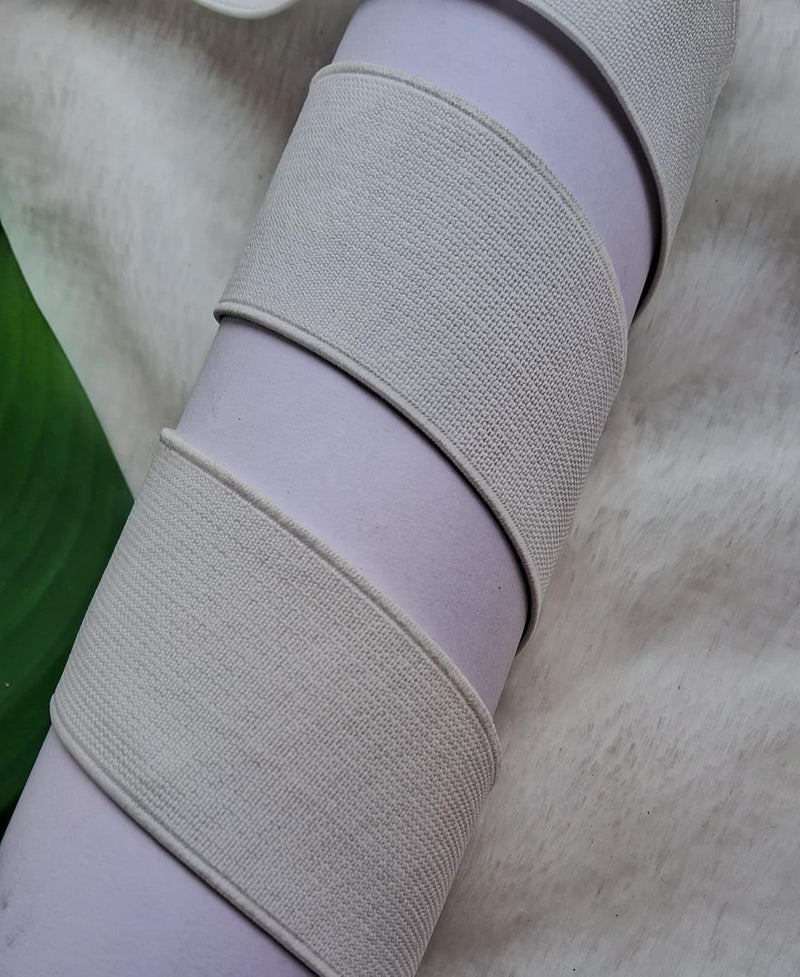 Generic Aerene lace Elastic Tape White 25 Mtrs 15 Inch Trims Used for Suits Dresses Lehanga Embroidery Crafts Curtains Home Decor Sewing Blouse  - Image 4