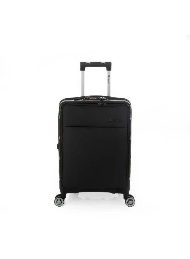 MAGELLAN Hard Shell Suitcase PP Carry-On Luggage Trolley 20 Inch IC21-RB-20 with USB Port Expandable TSA Style 4 Double Spinner Wheels