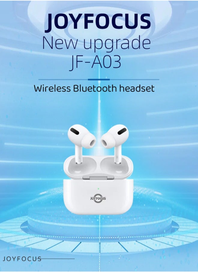 JOYFOCUS - JF-A03 TWS In-Ear Earphones Wireless Earbuds With Replacement Eartips And Wireless Charging Case - Image 1