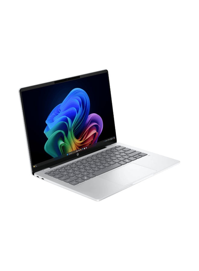 HP OmniBook 5 Laptop Next Gen AI 14-he0001nx Laptop With 14 Inch 2K (1920x1200) Display, Snapdragon X X1-26-100 Processor/16GB RAM DDR5/512GB SSD/Windows 11 Home/Qualcomm Adreno Graphics/ Glacier Silver - Image 3