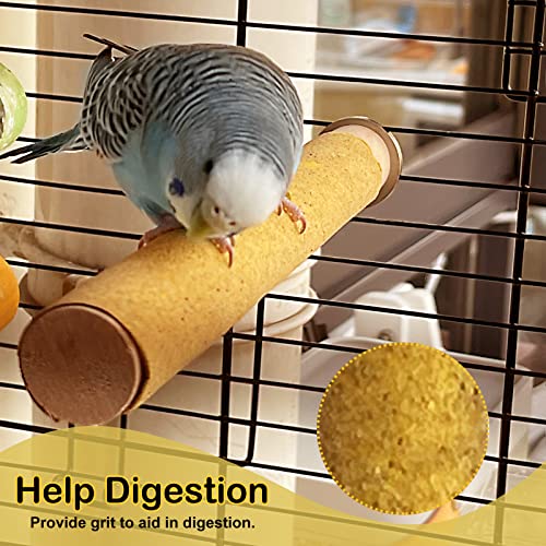 SX S&X Small Bird Perch Covers, Sand Perch Covers Sandpaper for Budgies, Canaries, Parakeets, Lovebirds and Other Small Birds, 6-Pack - Image 4