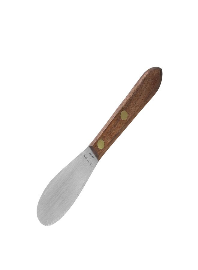 Lamson 3" Sandwich Spreader, Wave Edge with Walnut Handle - Image 1