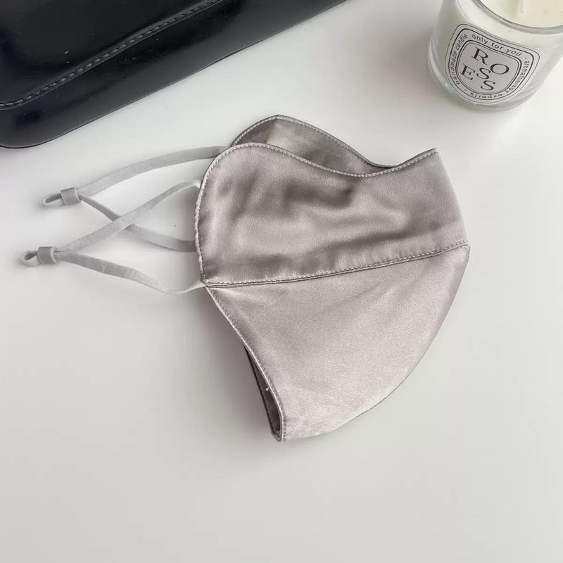 100% Mulberry Silk Sun Protection Full-Face Mask for Outdoor Driving