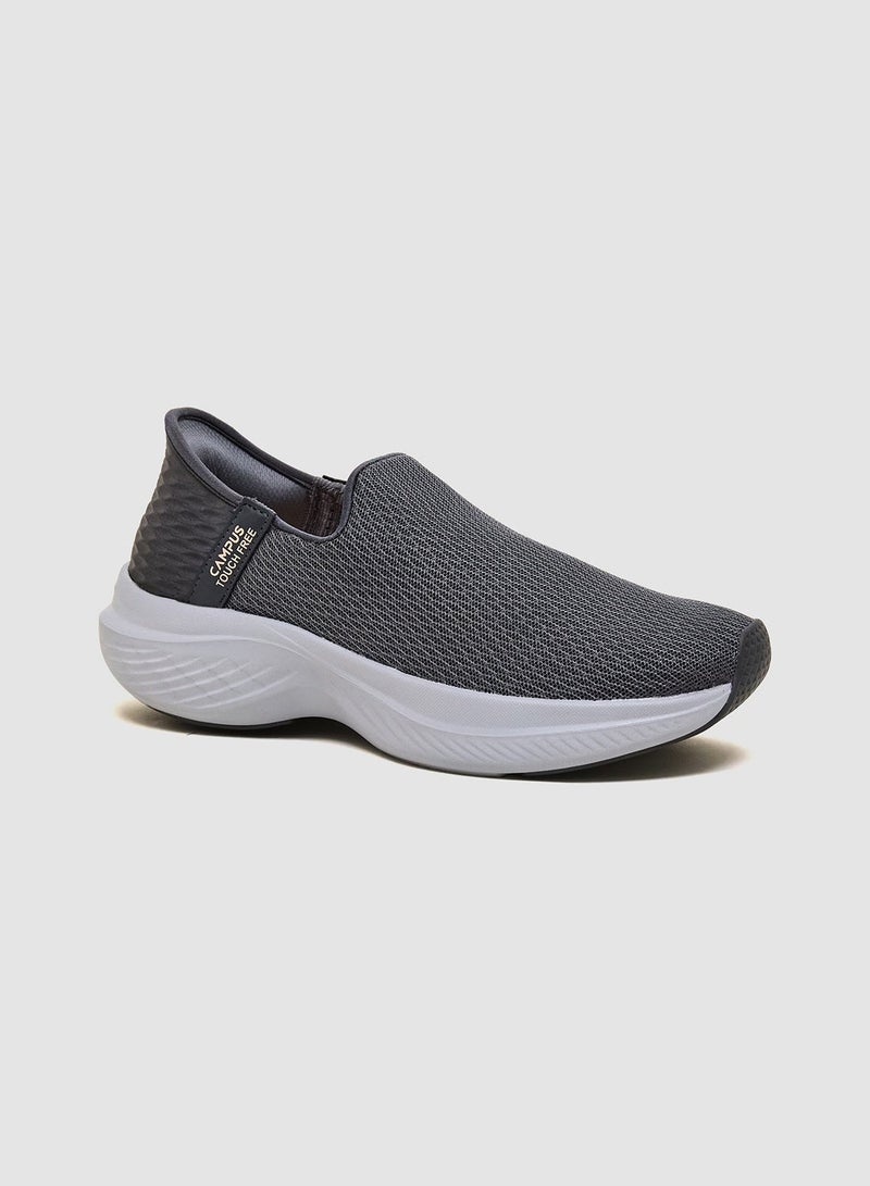 CAMPUS Women's Grey Slip On Shoes - Lightweight Shoes, Minimalist Patterned Designed for Elegance - Image 1