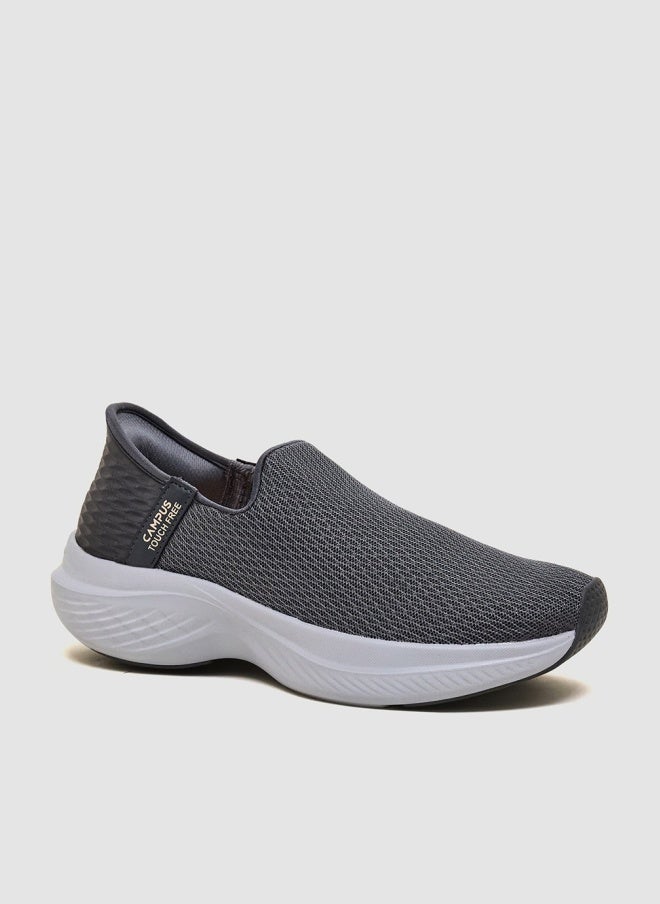 CAMPUS Women's Grey Slip On Shoes - Lightweight Shoes, Minimalist Patterned Designed for Elegance - Image 1