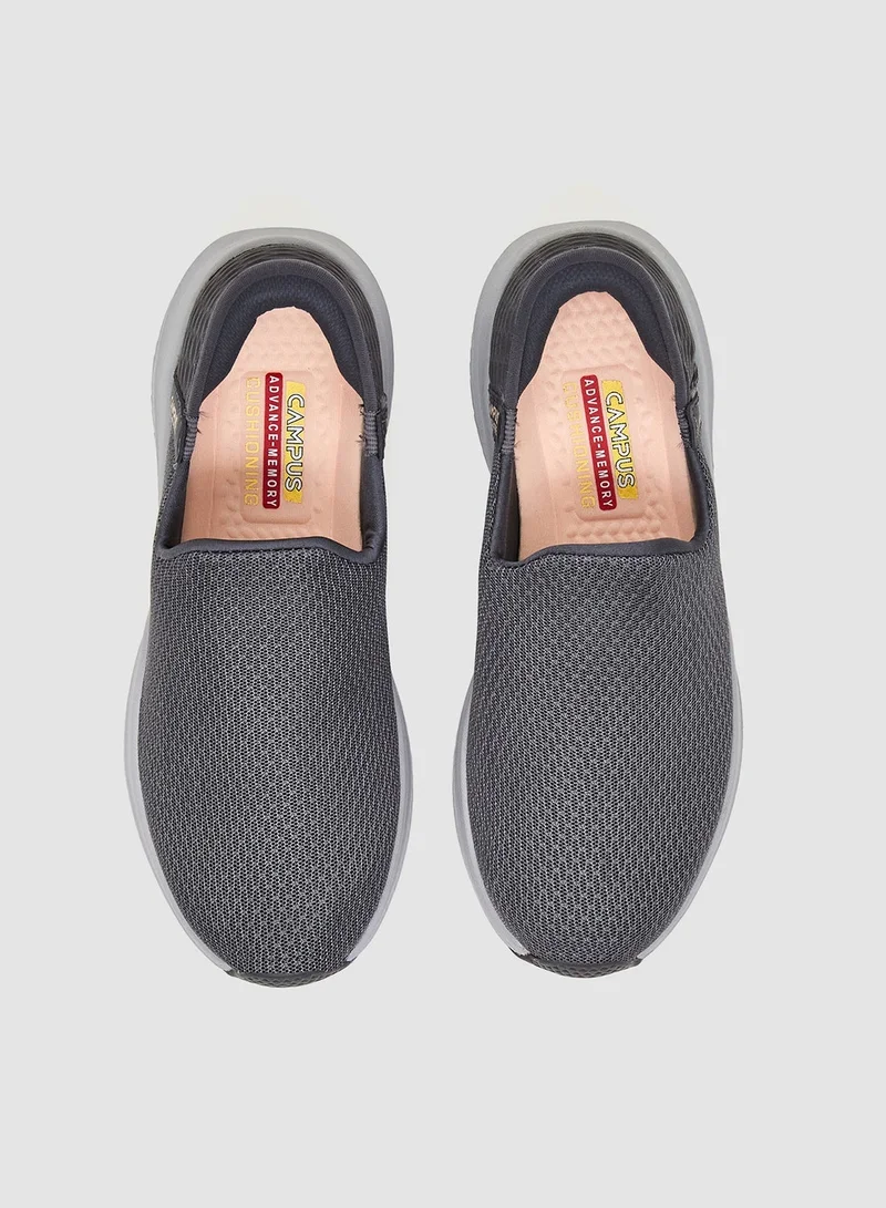 CAMPUS D.Gry/Peach Women's Grey Slip On Shoes - Lightweight Shoes, Minimalist Patterned Designed for Elegance for Women | Best Price UAE