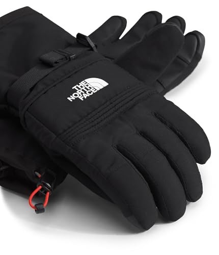 The North Face Womens Montana Ski Glove Heavily Insulated Water Wind Resistant Touchscreen Compatible Adjustable Shockcord Hem TNF Black Large - Image 3