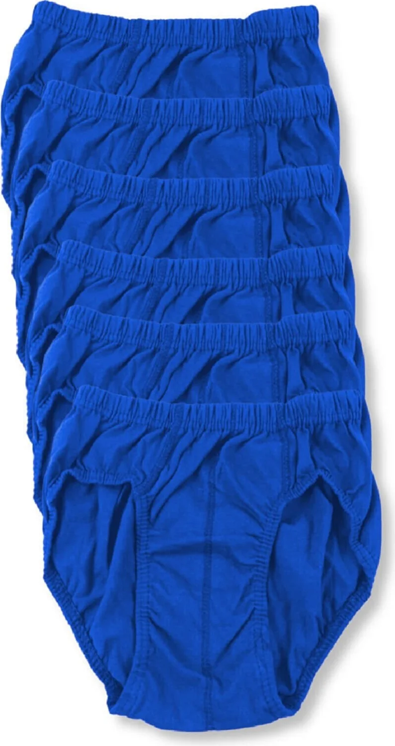 Seher 6 Pieces Blue Color Child Slip Briefs