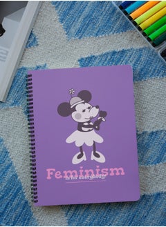 LIT Notebook Hardcover Spiral Feminism Notebook  - Image 2