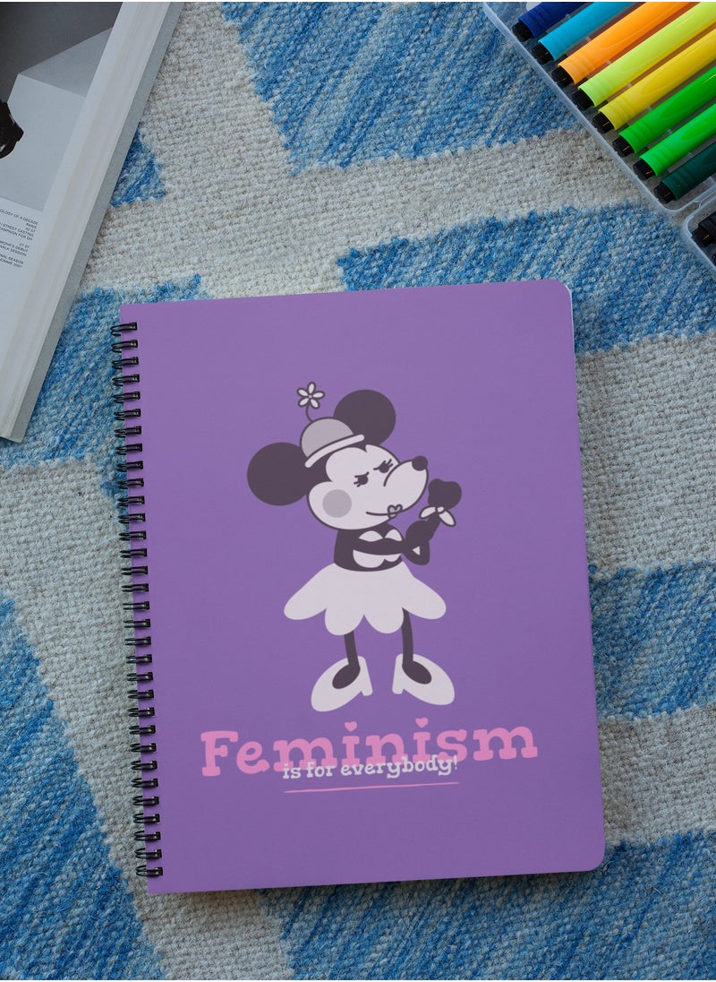 LIT - Notebook Hardcover Spiral Feminism Notebook - Image 1