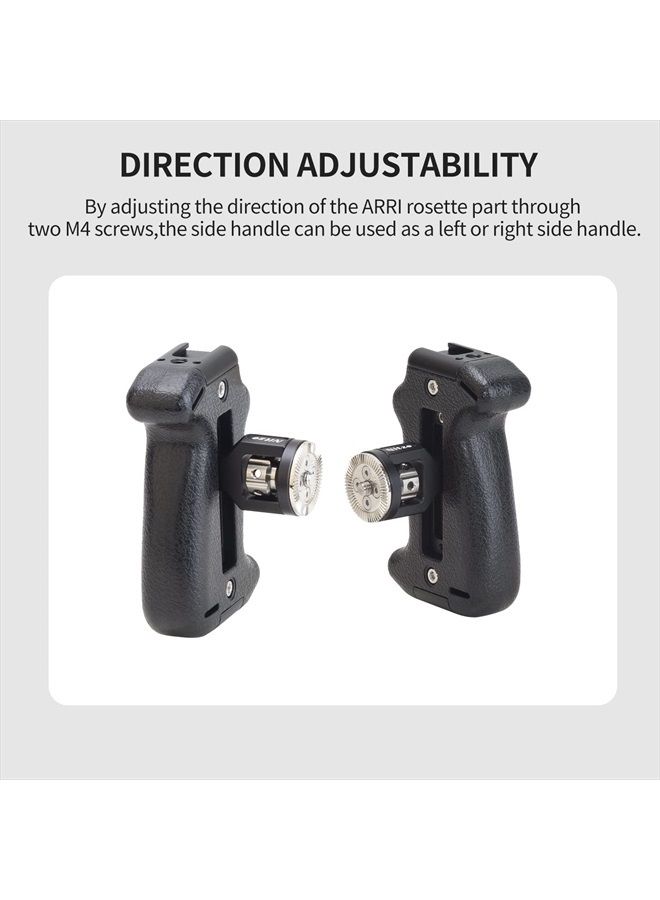Nitze مقبض جانبي مع روزيت ARRI لقفص الكاميرا، قابل للتعديل في الاتجاه والموقع - PA22-D - Image 4