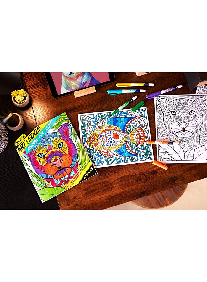 Crayola فن مع الحافة، حبر الحيوانات ج. 3 - Image 2