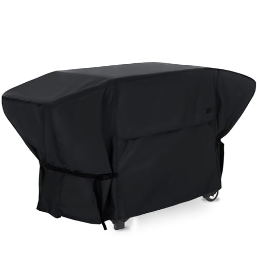 NettyPro Griddle Cover for Blackstone 36 inch Griddle Waterproof UV Resistant 4 Burner Flat Top Gas Grill Cover for Blackstone 36" Griddle Cooking Station and Camp Chef FTG600, Black - Image 1