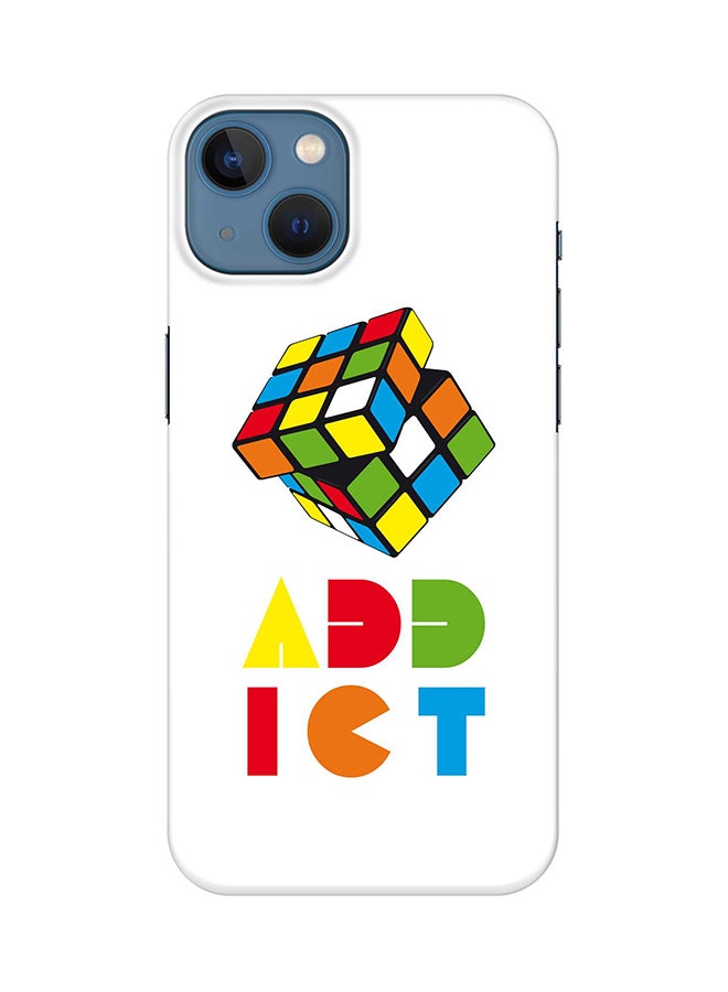 Stylizedd Case for Apple iPhone 14 Slim Snap Classic Series Mobile Cover Hard PC Shield Matte Finish Print - Rubiks Addict