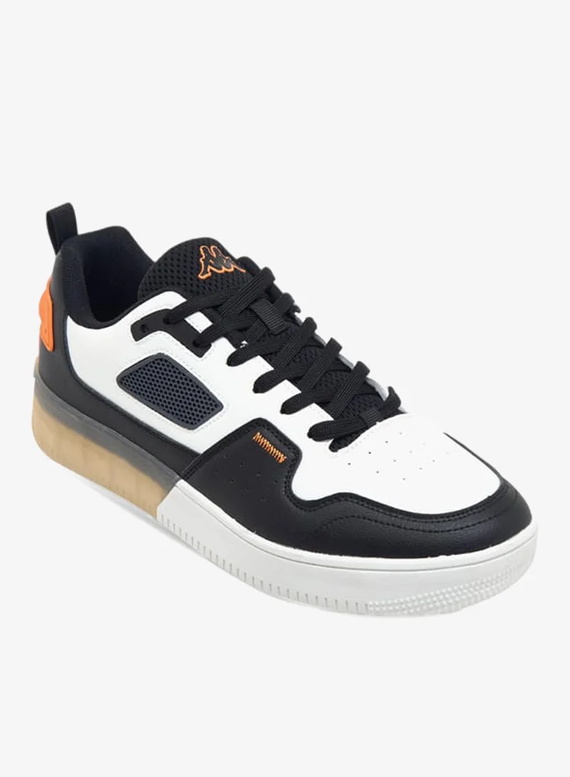 Kappa Men's Colourblock Sneakers with Lace-Up Closure