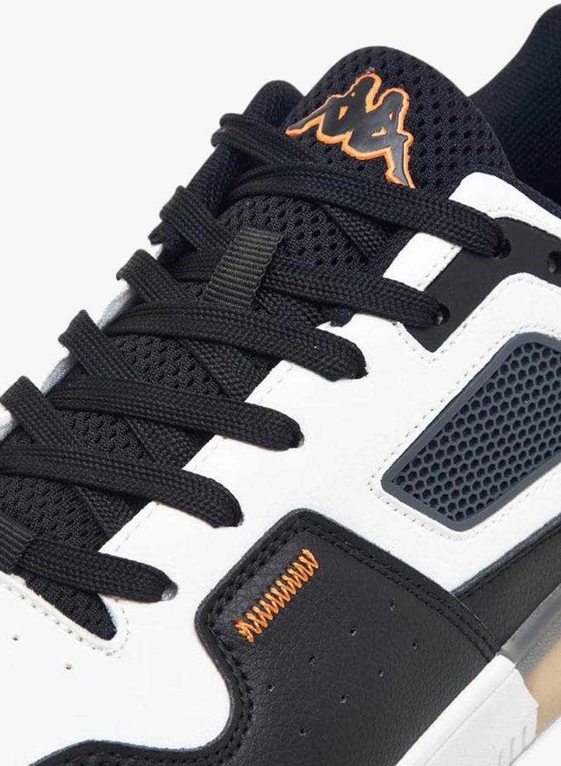 كابا سنيكرز رجالي بأربطة وتصميم كولور بلوك - Image 4