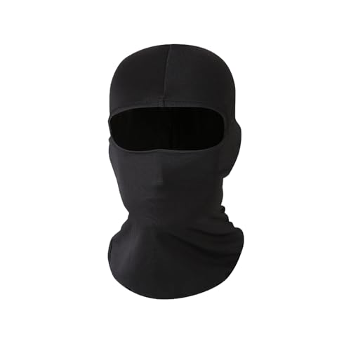 Kewucn Balaclava Ski Mask Full Face, UV & Wind Protection Face Mask for Summer Hot Weather, Breathable & Lightweight Balaclava Face Mask Cycling Motorcycle for Men Women (Black) - Image 1