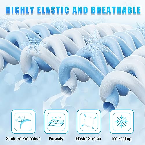 Kewucn Balaclava Ski Mask Full Face, UV & Wind Protection Face Mask for Summer Hot Weather, Breathable & Lightweight Balaclava Face Mask Cycling Motorcycle for Men Women (Black) - Image 5