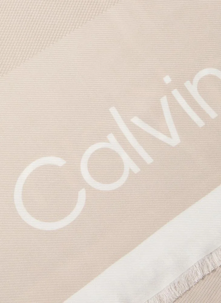 CALVIN KLEIN Logo Light Weight Scarf