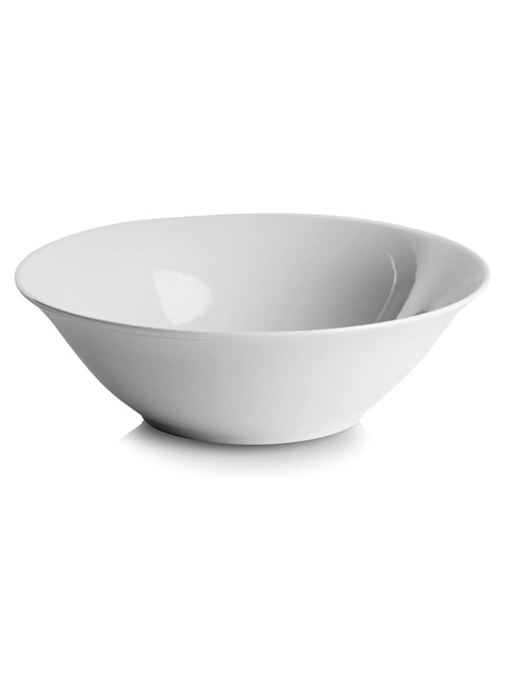 Set Of 6 Premium White Porcelain Bowl| Perfect Bowl For Serving Salad, Rice, Soup, Cereal, Noodles And Corn Flakes | Scratch Resistant, Dishwasher Safe 10 X 10 X 10 Cm White  - Image 3