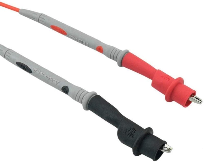 Miecux Replacemen Push-on Alligator Clips for Multimeter Test Lead,4 Pcs (4 PCS) (4PCS) - Image 2