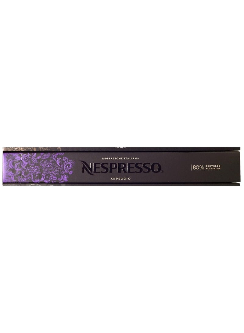 Nespresso Arpeggio Coffee Capsules - 10 Capsules