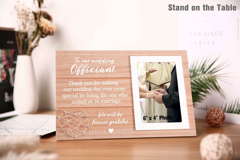 Sioial Wedding Officiant Frame Gift From Bride Groom - Wedding Friend Thank You Gift - Wedding Officiant Gift for Men - Thank You for Making Our Wedding Day Even More Special - Image 2
