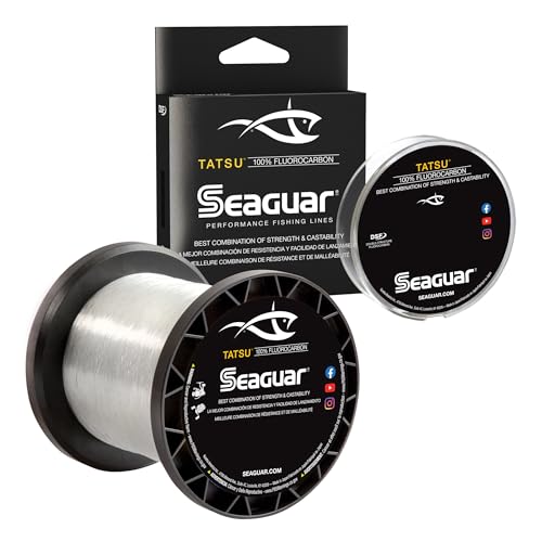 Seaguar خط صيد سيغوار تاتسو 100% فلوروكربون، 25 رطل، 25 ياردة قوة كسر/طول - 25TS200 - Image 1