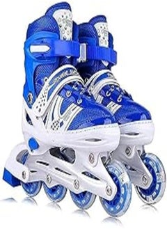 SportQ SportQ Skateboard Trim Adjustable Outdoor Skate Shoes for Kids Boys Girls (COLOR BLUE - SIZE 38-41 US) 