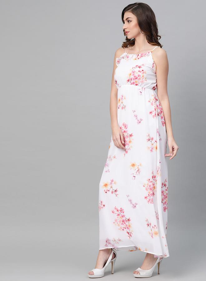 SASSAFRAS Floral Chiffon Dress  - Image 2