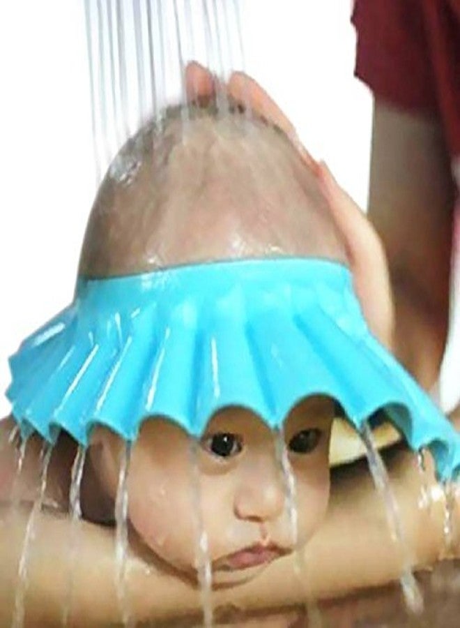 AUF Baby Shower Cap Adjustable Safe Soft Bathing Cap (Random) - Image 1
