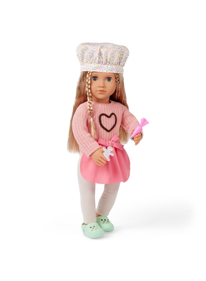 Our Generation Deluxe Baking Doll w/ Book, Emery - Image 4