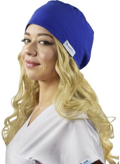 Nur Medikal Giyim Nur Medical Clothing Saks Blue Doctor Nurse Hospital Medical Surgical Cap  - Image 2