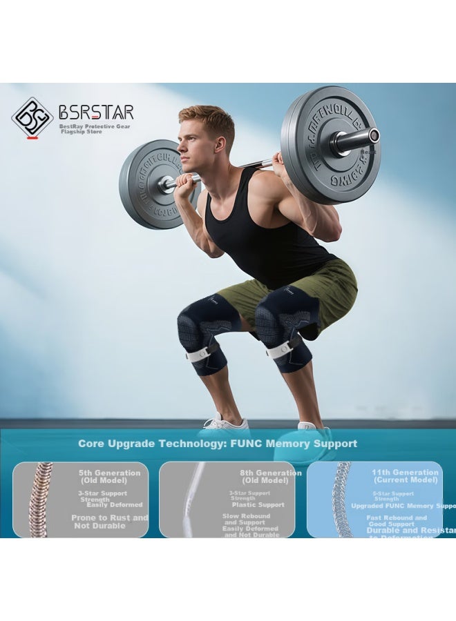 Bestray Baisrui 7d Professional Knee Brace Men’s Sports Knee Support Meniscus Basketball Running Injury Joint Ligament Knee Protector - Image 5