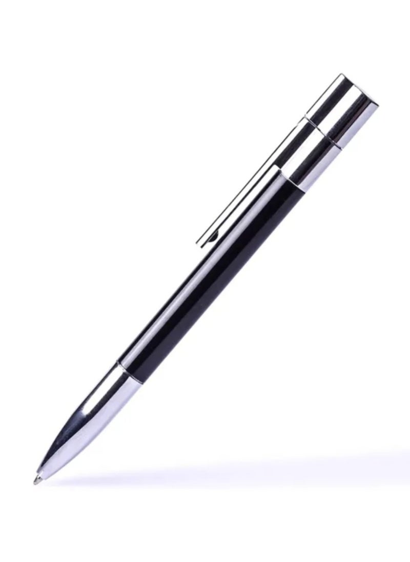 JASTER 64GB USB Flash Drive In The Shape of A Metal Ballpoint Pen Eye catching Design Making It A Suitable Gift For Businessmen Promotion Colleagues And Friends Black Color  - Image 1